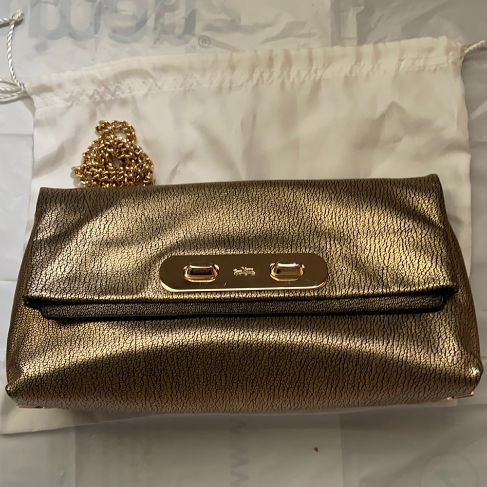 Coach Swagger Bag. Clutch style with strap